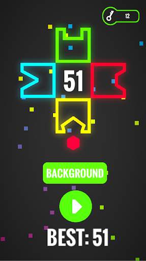 Shape Shift -  Hyper Casual Shift Game 🟢🟥🔷 screenshot 2
