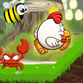 Chicken adventure icon