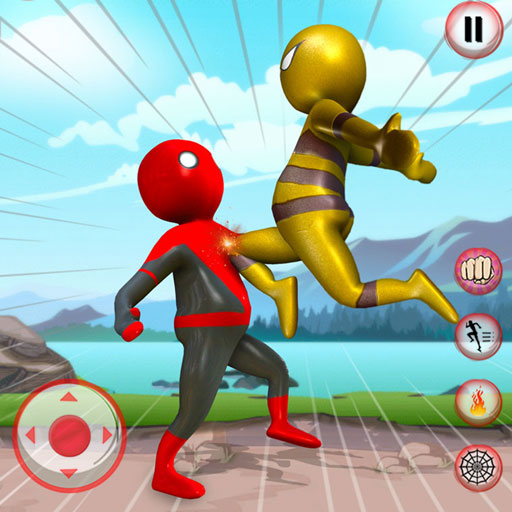 Flying Stickman Rope:Hero Game icon