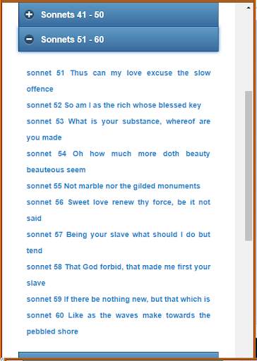 Shakespeare's Sonnets & Analysis 7 تصوير الشاشة