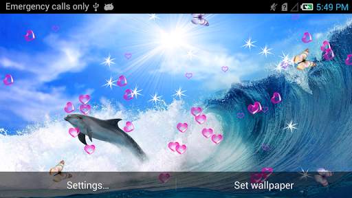 Dolphin Live Wallpaper screenshot 6