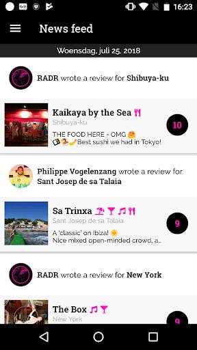 RADR screenshot 1