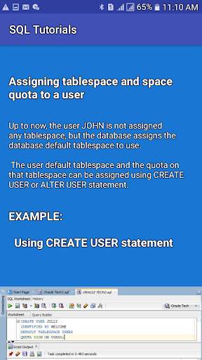 SQL Tutorials screenshot 6
