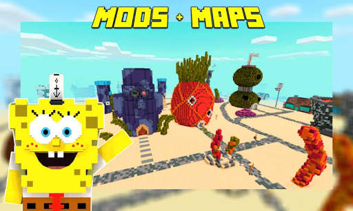 Bikini Bottom Maps and Mod for Minecraft PE screenshot 1