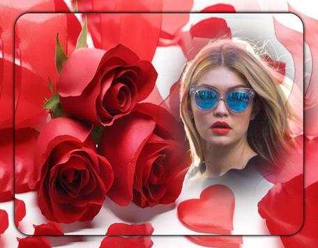 Rose Photo Frames - HD Red Rose Photo Editor screenshot 5