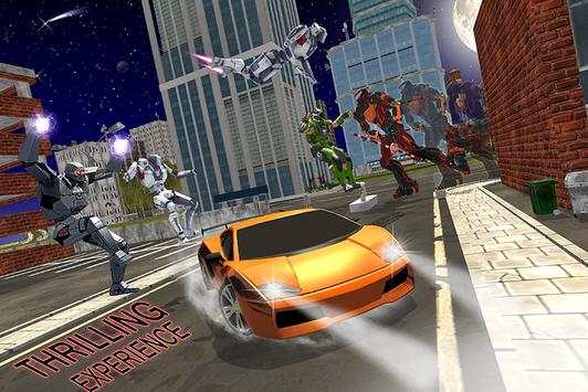 Tetra Shark Robot Transform Eagle Car screenshot 4