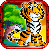 Jungle Tiger Match 3 Puzzle icon