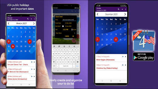 US Calendar with Holidays 2023 screenshot 8