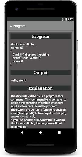 C Program screenshot 2