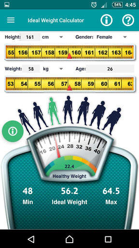 Ideal Weight Calculator screenshot 1
