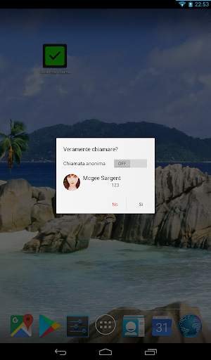 Conferma chiamata screenshot 4