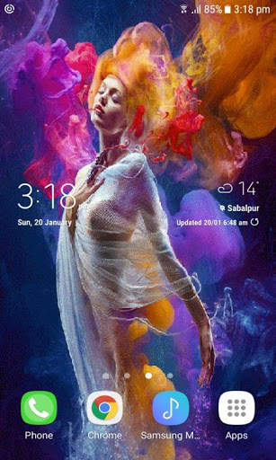 Smoky Beauty Live Wallpaper screenshot 2