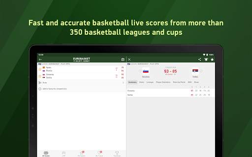 Basketball 24 - live scores screenshot 6