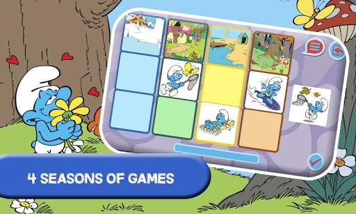 Smurfs and the four seasons screenshot 2