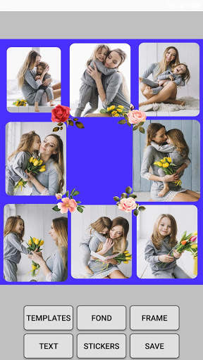 Baby photo collage 2 تصوير الشاشة