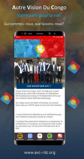 AVC RDC: Autre Vision du Congo,  parti politique screenshot 2