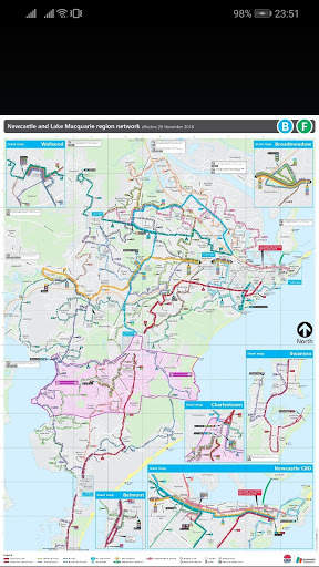 Newcastle Bus Map - New South Wales screenshot 1
