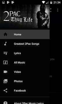 2Pac Music Lyrics 1.0 screenshot 2