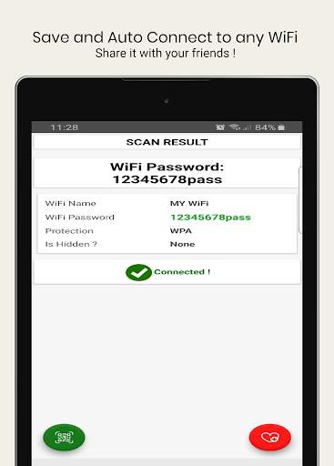 WiFi QrCode Password scanner screenshot 7