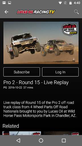 Lucas Oil Racing TV screenshot 4