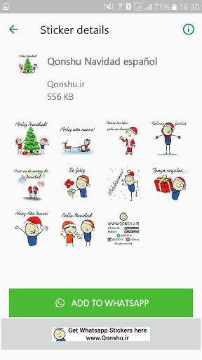 Qonshu international stickers for WhatsApp screenshot 7