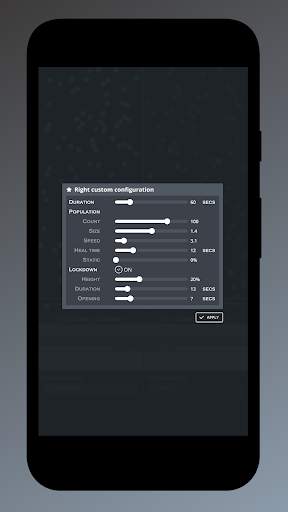 Social Distancing App - Simulation screenshot 3