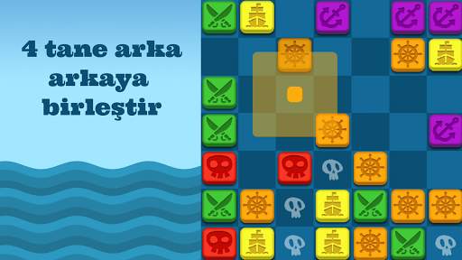 Pirate's Dice: 4 Bir Satır Oyun. Arka arkaya 4 screenshot 5