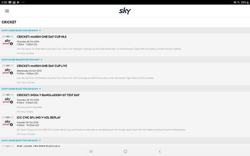 SKY TV GUIDE screenshot 8