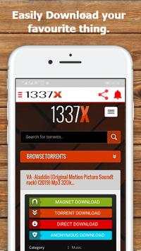 1337x - Free Movies, Tv Series & Music screenshot 2