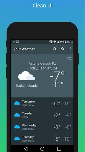 Your Weather screenshot 1