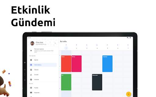 Okul Ajandası - Hafta tablosu screenshot 15