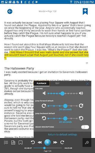 Learning Ally Audiobooks screenshot 2