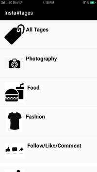 Trendy Tags for Boost Like & Follower In Instagram screenshot 1