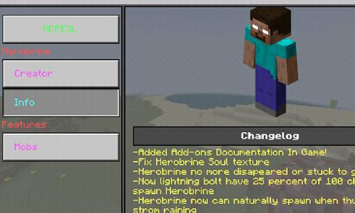 Herobrine skin for granny mcpe screenshot 5