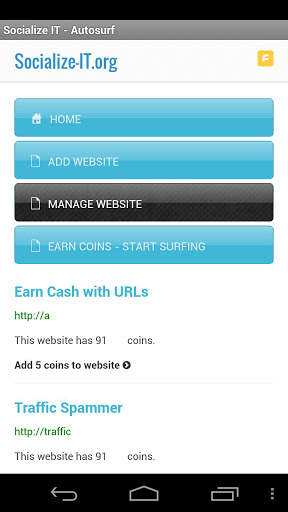 Socialize IT Traffic Exchange screenshot 3