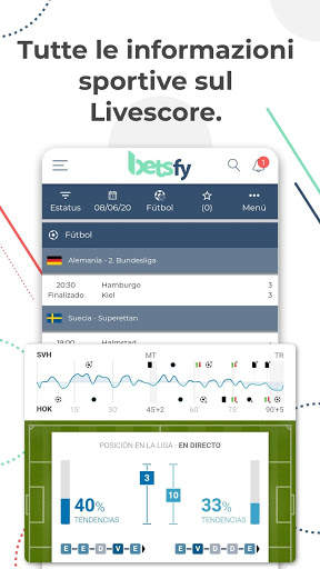 Betsfy – il social network dei pronostici sportivi screenshot 6