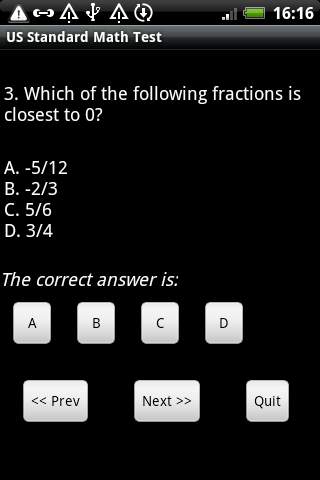 6th Grade Math Test Free screenshot 1
