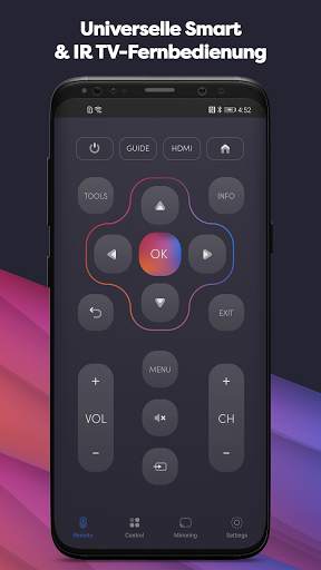 UniMote - Universelle Smart & IR TV-Fernbedienung screenshot 1