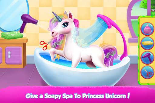 Fantasy Princess Unicorn Caring screenshot 4
