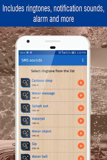 ringtones water for phone, water sounds free screenshot 4