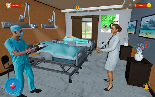 Virtual Nurse Hospital Game 3D screenshot 1
