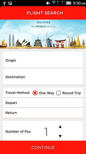 Air Asia Flight Search screenshot 2