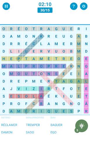 Mots Mêlés - Offline screenshot 3