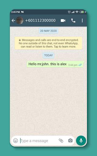 Message to unsaved number & WA link generator screenshot 3