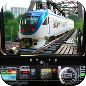 ikon berkendara cepat metro kereta