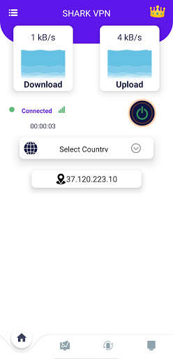 Shark vpn स्क्रीनशॉट 2