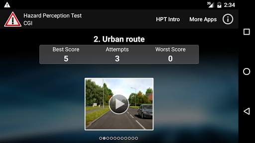 Hazard Perception Test - CGI Edition screenshot 2