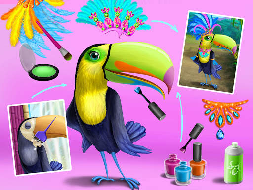 Jungle Animal Hair Salon скриншот 13