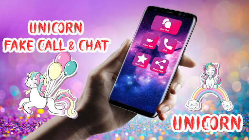 talk with unicorn call and fake Chat PRANK screenshot 6