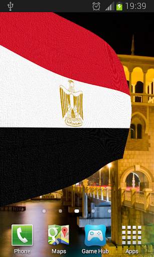 Egyptian Flag Live Wallpaper screenshot 2
